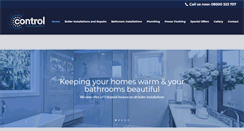 Desktop Screenshot of controlplumbingheating.co.uk
